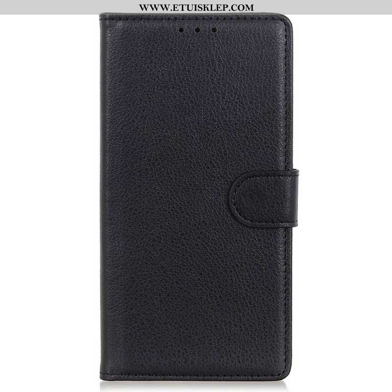 Etui Folio do Moto E40 / E30 / E20 Tradycyjnie Liczi